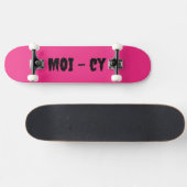 MOI - cy Komplettboard Pink スケートボード (横)