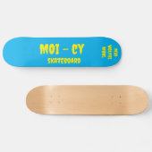 MOI - cy Skateboard blau スケートボード (横)