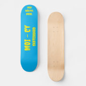 MOI - cy Skateboard blau スケートボード (正面)