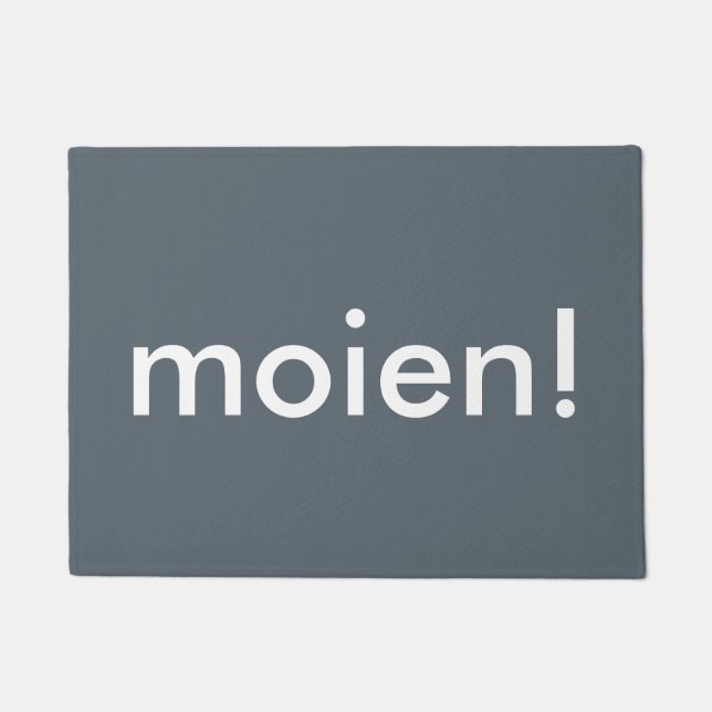 Moien! 玄関マット (正面)