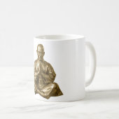 Moine Bouddhiste 3D コーヒーマグカップ (正面右)