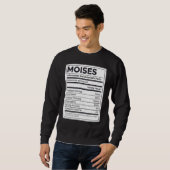 Moises栄養情報問題解決懸命 スウェットシャツ (正面フル)
