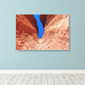 Mojave Desert Canyon キャンバスプリント (インサイチュ (ウッドフロア))