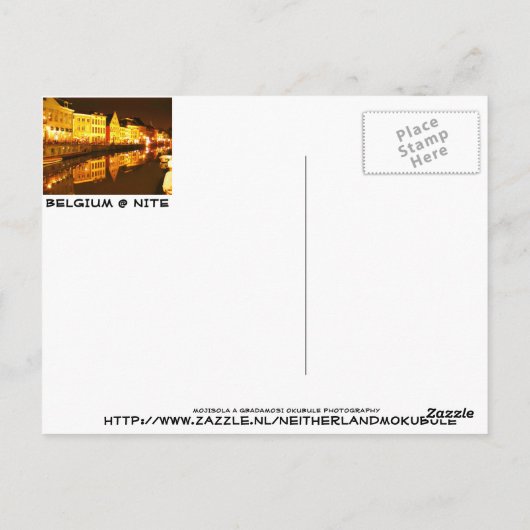 MOJI A OKUBULE ART WORK 2011 ポストカード (裏面)