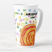 mojinashi出版記念 カフェラテマグ (右アングル)