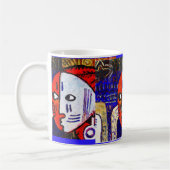 Mojisola著カラフルなマグGbadamosi Okubule コーヒーマグカップ (左)