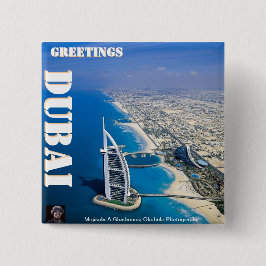 MOJISOLA A GBADAMOSIによるドバイからの挨拶 缶バッジ