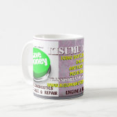 MOJISOLA A GBADAMOSIによるKISUMUの車のなマグ コーヒーマグカップ (正面左)