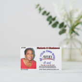 MOJISOLA A GBADAMOSI (APOPKA AVONの代表) 名刺 (スタンド正面)