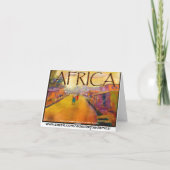 MOJISOLA A GBADAMOSI - OKUBULEによるアフリカの人々 カード (裏面)