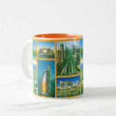 MOJISOLA A GBADAMOSI OKUBULE PHOTOGRによるドバイのマグ ツートーンマグカップ (正面左)