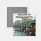 MOJISOLA A GBADAMOSI (Welcome to Massachusetts Mag マグネット (正面/裏面)