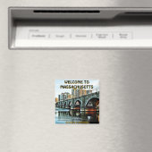 MOJISOLA A GBADAMOSI (Welcome to Massachusetts Mag マグネット (インサイチュ (食洗機))