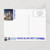 Mojisola GbadamosiがデザインしたDUBAIポストカード ポストカード (裏面)