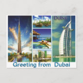 Mojisola Gbadamosiによるドバイからの挨拶 ポストカード (正面)