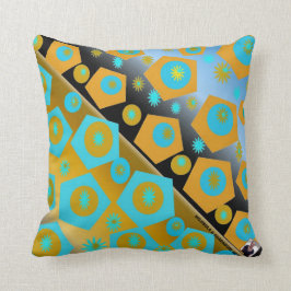 Mojisola Mulikatポリエステル装飾用クッション16" x 16" クッション