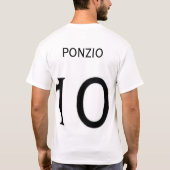 Mojito FCのjersey Tシャツ (裏面)