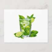 mojito illustration ポストカード (正面)