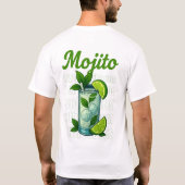 Mojito T-Shirt – Fresh Mint & Lime Cocktail Tシャツ (裏面)