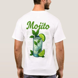 Mojito T-Shirt – Fresh Mint & Lime Cocktail Tシャツ