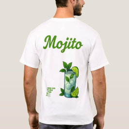 Mojito T-Shirt – Fresh Mint & Lime Cocktail Tシャツ