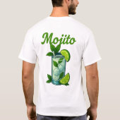 Mojito T-Shirt – Fresh Mint & Lime Cocktail Tシャツ (裏面)