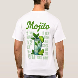 Mojito T-Shirt – Fresh Mint & Lime Cocktail Tシャツ