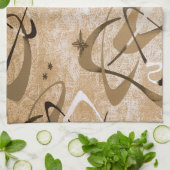 MoJoの台所タオル: ブーメラン2 -砂都市 キッチンタオル (折り畳み)