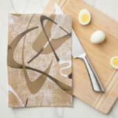 MoJoの台所タオル: ブーメラン2 -砂都市 キッチンタオル (四つ折り)