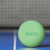 Mojoグリーングロー1つ星ピンポンボール 卓球ボール (ネット)