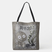 MOJOゴシックブードゥーパーソナライズされた人形 トートバッグ (裏面)