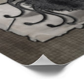 MOJOゴシックブードゥー人形フォークアート ポスター (角)