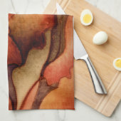 MoJoタオルのSonoranの砂漠の日没 キッチンタオル (四つ折り)