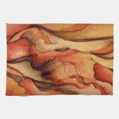 MoJoタオルのSonoranの砂漠の日没 キッチンタオル (横)