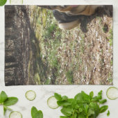 mojo手タオルにあなたのベビーを置いて下さい キッチンタオル (折り畳み)