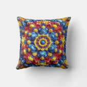 MoJo枕とルーマニアのカラーデザイン クッション (裏面)