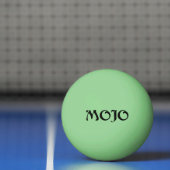 Mojo 1つ星グリーングローピンポンボール 卓球ボール (ネット)