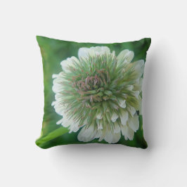MoJo Dekokissen weisse Kleeblüte クッション