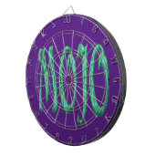 Mojo purple dartboard ダーツボード (正面右)