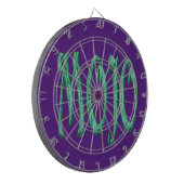 Mojo purple dartboard ダーツボード (正面左)