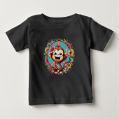 Mojo the Peace Monkey Baby Tee ベビーTシャツ (正面)