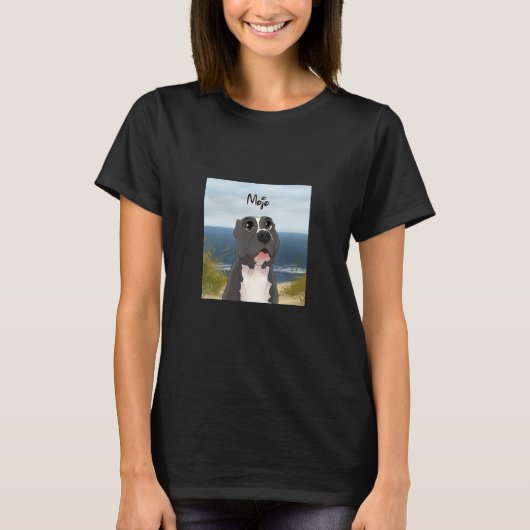 Mojo the Pitbull Tシャツ (正面)