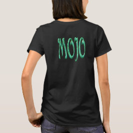 Mojo women black t-shirt back tシャツ