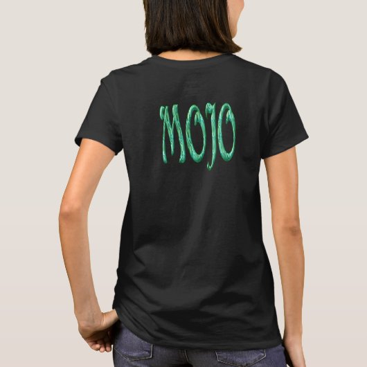 Mojo women black t-shirt back tシャツ (裏面)