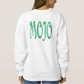 Mojo women white sweatshirt back スウェットシャツ (裏面)