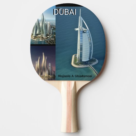 Mojosola A Gbadamosi Ping Pong Paddle 卓球ラケット (正面)