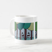 Mok - Ducks between the trees コーヒーマグカップ (正面左)