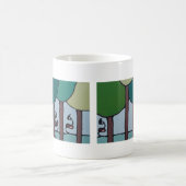 Mok - Ducks between the trees コーヒーマグカップ (中央)