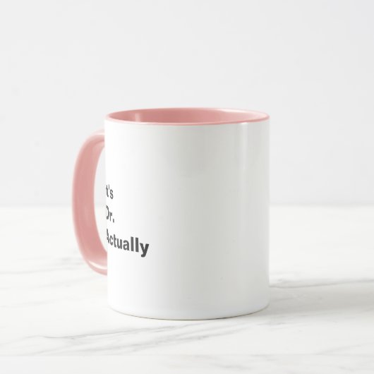 Mok PHD afstudeercadeau マグカップ (正面左)