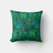 Moku Malihiniの青 クッション (正面)